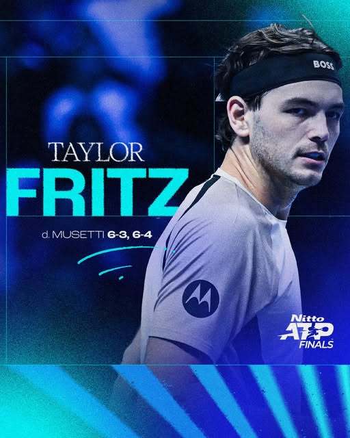 Turneul Campionilor: Lorenzo Musetti, învins de Taylor Fritz în două seturi