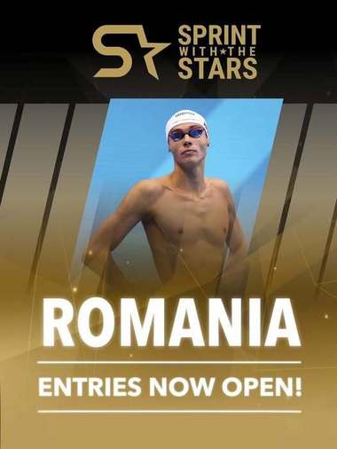 David Popovici va participa la Sprint With The Stars, eveniment care va avea loc la 17 ianuarie, la Complexlul Sportiv De Nataţie Otopeni