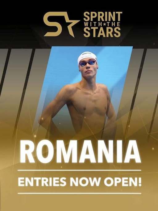 David Popovici va participa la Sprint With The Stars, eveniment care va avea loc la 17 ianuarie, la Complexlul Sportiv De Nataţie Otopeni
