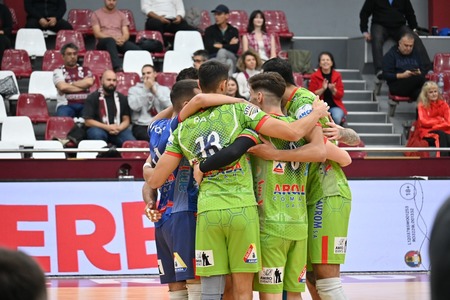 Volei masculin: Arcada Galaţi, victorie cu Levoranta Sastamala, în preliminariile Challenge Cup