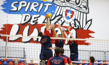 Volei masculin: Şi Steaua Bucureşti a câştigat primul meci din preliminariile Challenge Cup