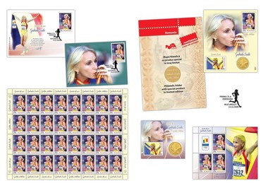 Romfilatelia, timbru aniversar pentru Gabriela Szabo. Marea atletă împlineşte 50 de ani