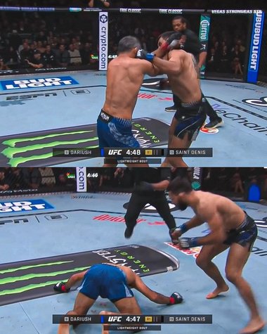 MMA: Francezul Benoît Saint Denis l-a învins pe pe americanul Dariush în doar 16 secunde, la gala de la New York - VIDEO