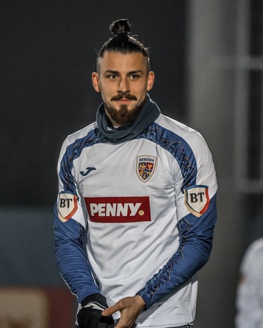 Radu Drăguşin s-a antrenat alături de tricolori la Mogoşoaia - FOTO