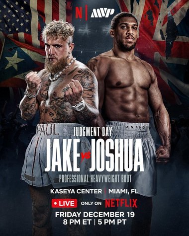 Box: YouTuber-ul american Jake Paul îl va înfrunta pe Anthony Joshua la 19 decembrie