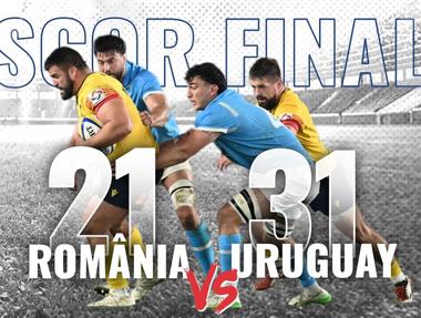 Rugby: România a pierdut meciul test cu Uruguay, 21-31