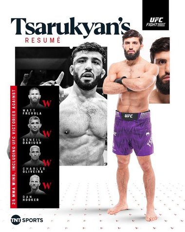 UFC: Arman Ţarukian a câştigat prin abandon lupta principală de la Doha - VIDEO