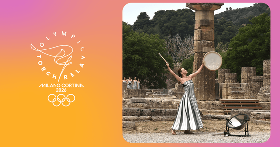 JO de iarnă din 2026: Ştafeta flăcării olimpice şi-a început periplul la Olympia, în Grecia - VIDEO