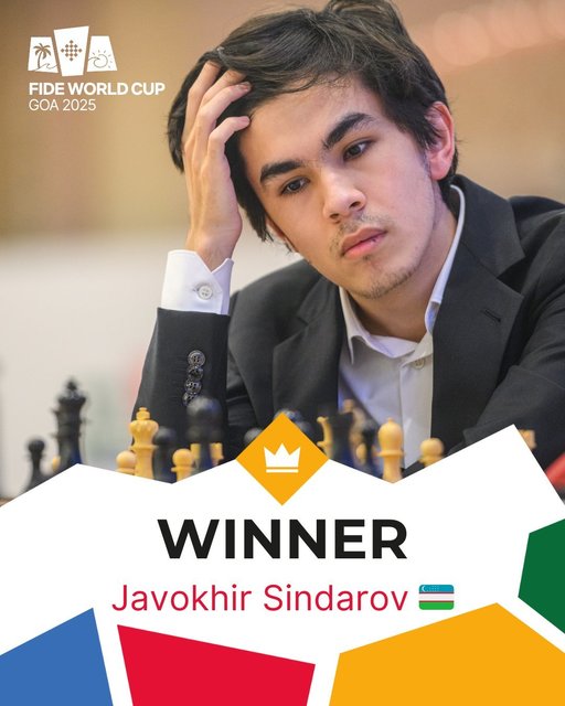 Şah: Uzbecul Sindarov a devenit cel mai tânăr câştigător al Cupei Mondiale