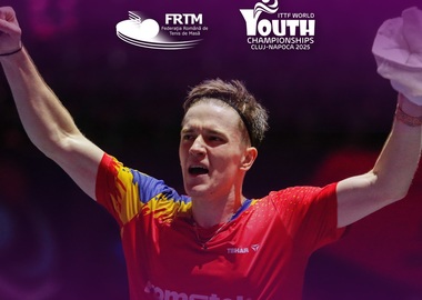 Tenis de masă: Iulian Chiriţa, vicecampion mondial la dublu mixt, la U19