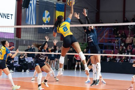 Volei feminin: Corona Braşov, eşec şi în returul cu GS Panionios, ratează calificarea în optimile Challenge Cup