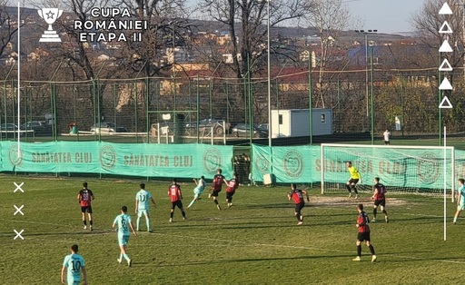 Cupa României: Victorie pentru Gloria Bistriţa în meciul din deplasare cu Sănătatea Cluj