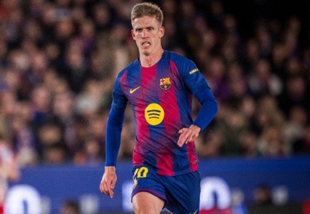 FC Barcelona: Dani Olmo va lipsi de pe teren timp de o lună. El a suferit o luxaţie la umăr