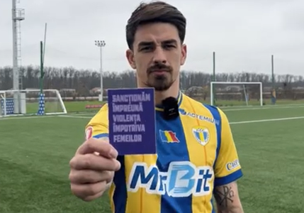 Echipele din Superligă spun STOP violenţei împotriva femeilor. “Pe teren respectul nu dispare după fluierul final. Un bărbat adevărat nu loveşte şi nu controlează” – VIDEO