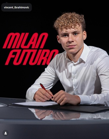 Fotbal: Fiul lui Zlatan Ibrahimovic a semnat, cu AC Milan, primul său contract profesionist