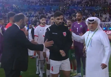 Cupa Arabă: Jucătorii Iordaniei au refuzat să dea mâna cu selecţionerul Marocului după finală - VIDEO