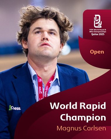 Norvegianul Magnus Carlsen a câştigat al şaselea titlu mondial la şah rapid