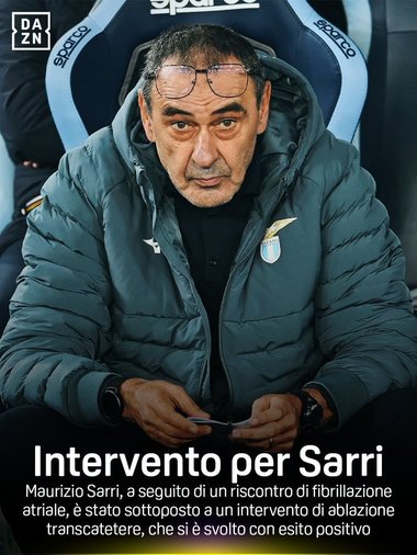 Serie A: Antrenorul echipei Lazio, Maurizio Sarri, a fost supus unei intervenţii chirurgicale pe inimă