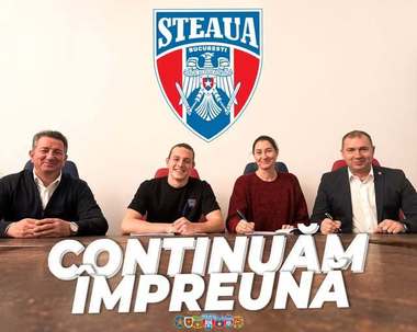Nataţie: Robert Badea şi antrenoarea Iulia Becheru au semnat noi contracte cu Steaua