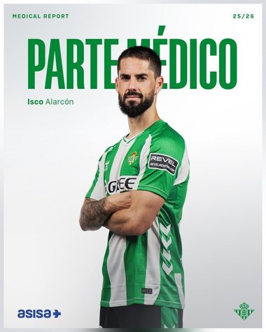 Isco, căpitanul echipei Betis Sevilla, a fost operat la glezna dreaptă