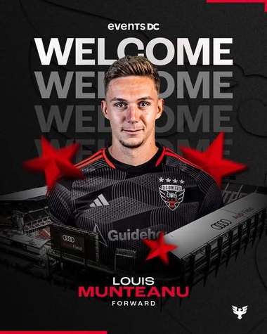 Atacantul Louis Munteanu va juca în MLS. El a semnat un contract pe trei sezoane şi jumătate cu D.C. United