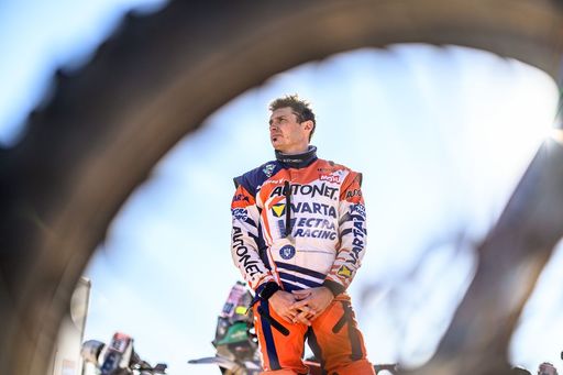 Emanuel Gyenes, locul 40 în etapa a treia la clasa moto, la Dakar 2025