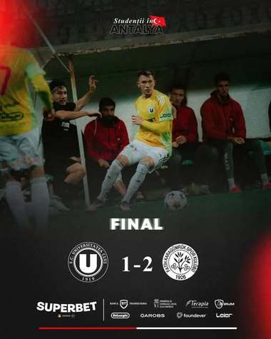 Superliga: Universitatea Cluj a pierdut meciul amical cu Fatih Karagümrük, scor 1-2