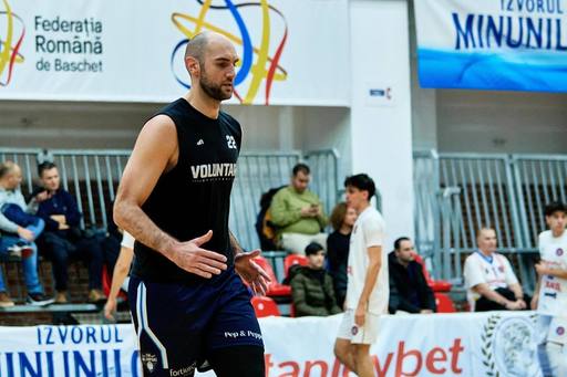 Baschet masculin: Alex Olah, component al CSO Voluntari şi al naţionalei, a suferit o ruptură de tendon ahilean