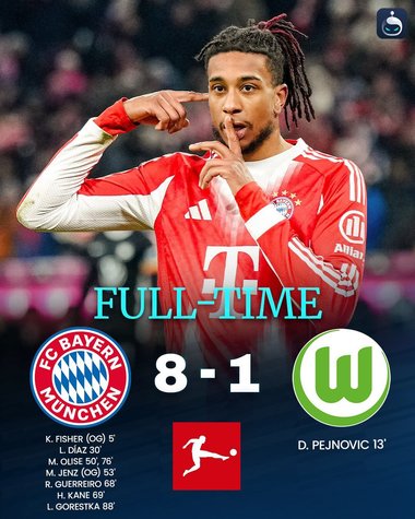 Bundesliga: „Măcel” pe Allianz Arena, Bayern Munchen – Wolfsburg 8-1