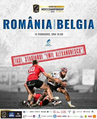 Rugby: ”Stejarii” revin la Iaşi după 10 ani, România - Belgia se joacă în capitala Moldovei
