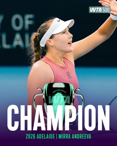 Tenis: Mirra Andreeva a câştigat turneul de la Adelaide