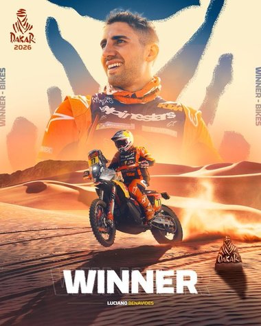 UPDATE - Final incredibil la clasa moto de la Dakar: Luciano Benavides a câştigat cursa cu un avans de doar două secunde în faţa lui Ricky Brabec / Pe ce loc a terminat Emanuel Gyenes
