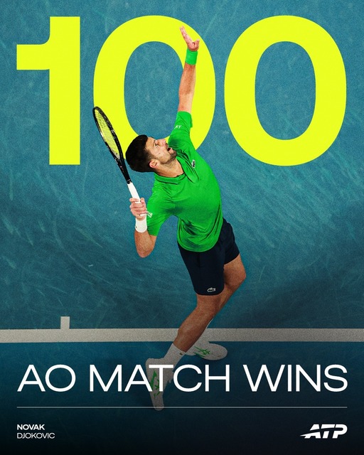 Novak Djokovici a reuşit victoria cu numărul 100 la Australian Open