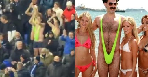 Liga Campionilor: Trei suporteri ai echipei FC Bruges, condamnaţi la închisoare în Kazahstan pentru că s-au deghizat în Borat - VIDEO
