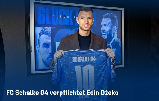 Mercato: Edin Dzeko a semnat cu Schalke 04