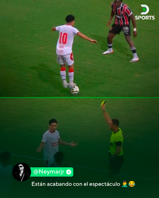 Regula Depay a fost aplicată: un jucător a primit un cartonaş galben în Brazilia pentru că a urcat cu ambele picioare pe minge - VIDEO