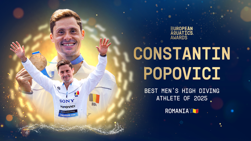 Constantin Popovici, desemnat cel mai bun sportiv din Europa în 2025 la sărituri în apă de la mare înălţime. Pe lista scurtă s-a mai aflat un român