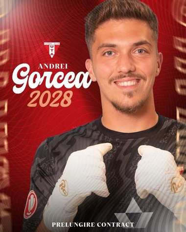 Superliga: Portarul Andrei Gorcea şi-a prelungit contractul cu UTA Arad