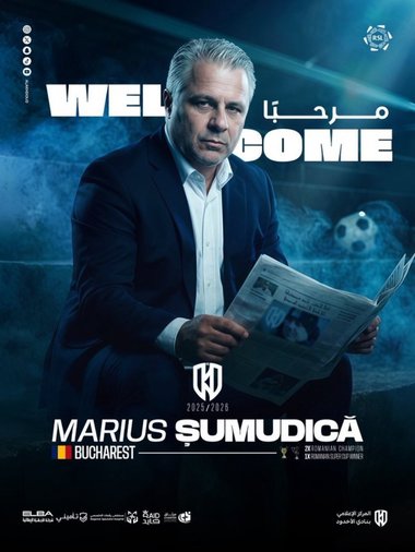 Arabia Saudită: Remiză pentru Al-Okhdood, echipa lui Marius Şumudică, scor 1-1, cu Neom