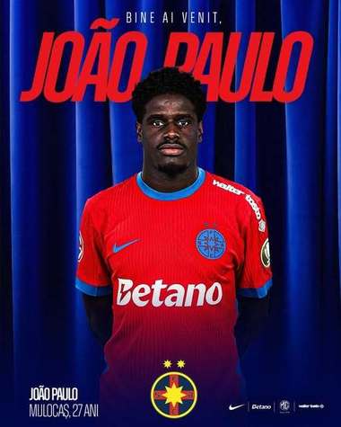 Superliga: FCSB a anunţat transferul lui Joao Paulo Moreira Fernandes de la Oţelul Galaţi