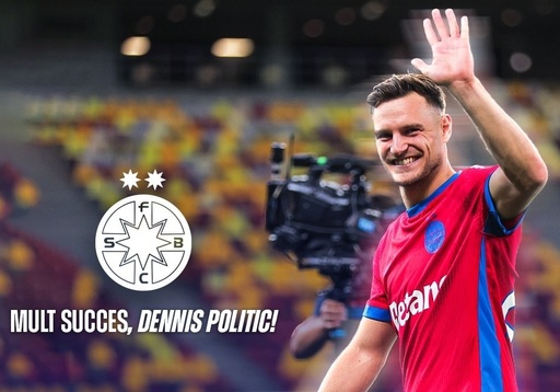 Superliga: Dennis Politic, împrumutat de FCSB la Hermannstadt