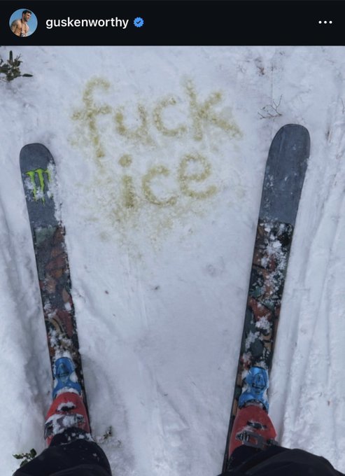 JO 2026: Un schior britanic a transmis mesaj anti-ICE în zăpadă. Mesajul său a stârnit controverse