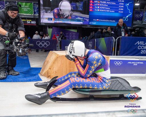 Team Romania la JO: Corina Buzăţoiu încheie competiţia olimpică de sanie pe locul 25