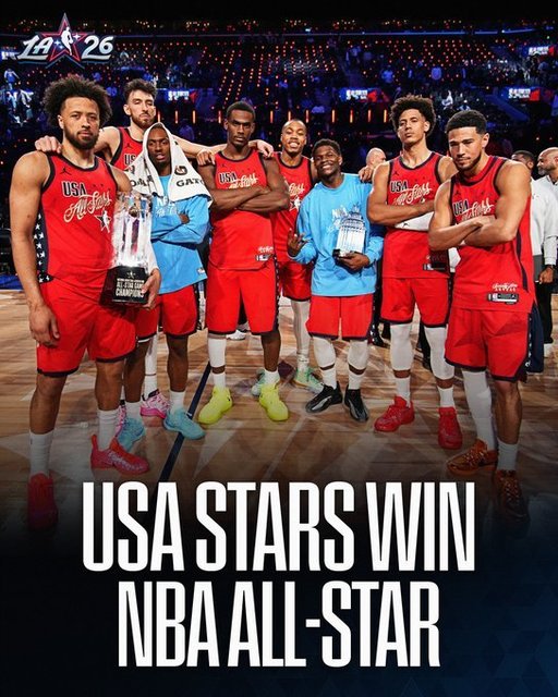 NBA - USA Stars a câştigat All Star Game 2026. Barack Obama şi prinţul Harry, prezenţi la meciul de la Los Angeles - VIDEO, FOTO