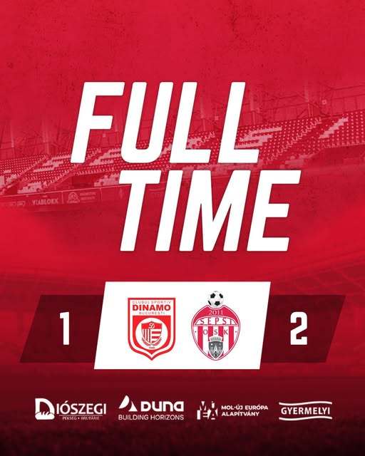 Sepsi OSK a învins CS Dinamo, scor 2-1, în Liga 2