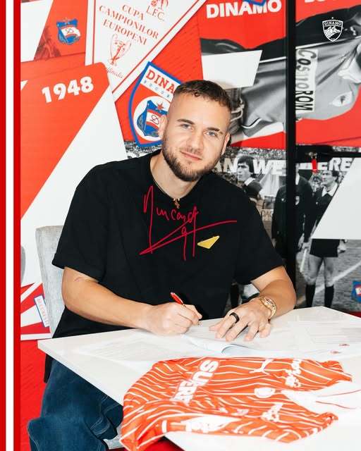 Superliga: George Puşcaş a semnat cu Dinamo până în iunie 2027