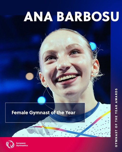 Ana Maria Bărbosu a câştigat titlul de Gimnasta anului 2025