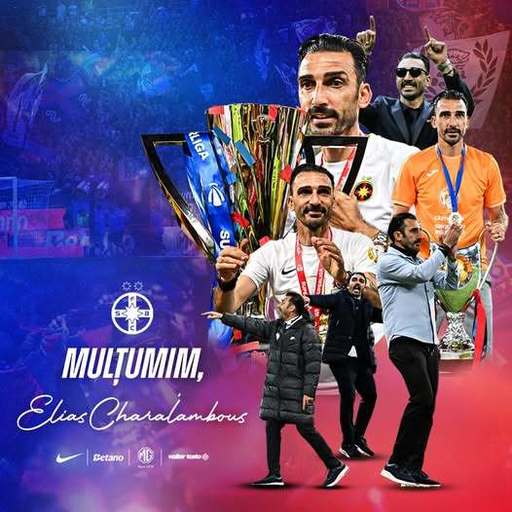 FCSB anunţă oficial plecarea antrenorului Elias Charalambous şi a secundului Mihai Pintilii
