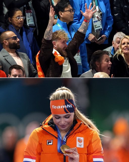 Cadoul lui Jake Paul pentru „regina” sa, Jutta Leerdam, după medaliile obţinute la Jocurile Olimpice de la Milano-Cortina - VIDEO