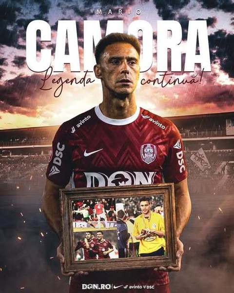 CFR Cluj: Căpitanul Mario Camora şi-a prelungit contractul